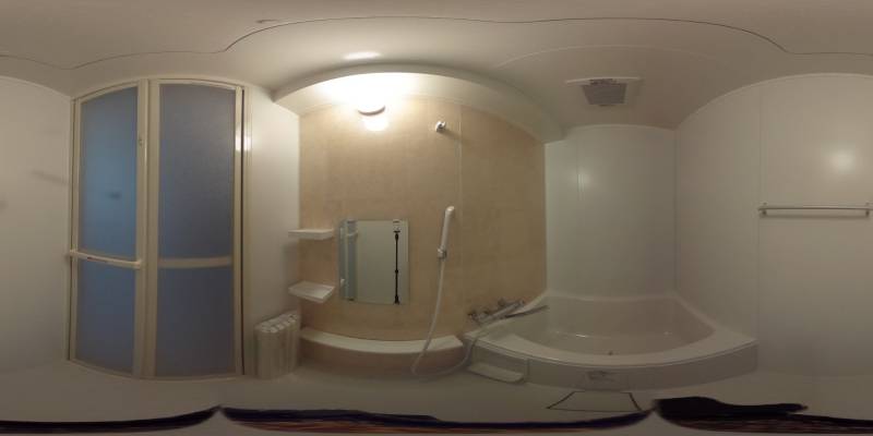 パノラマ画像バスルーム