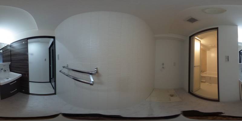 パノラマ画像洗面所