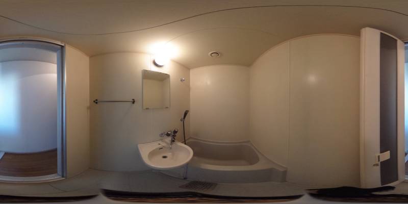 パノラマ画像バスルーム