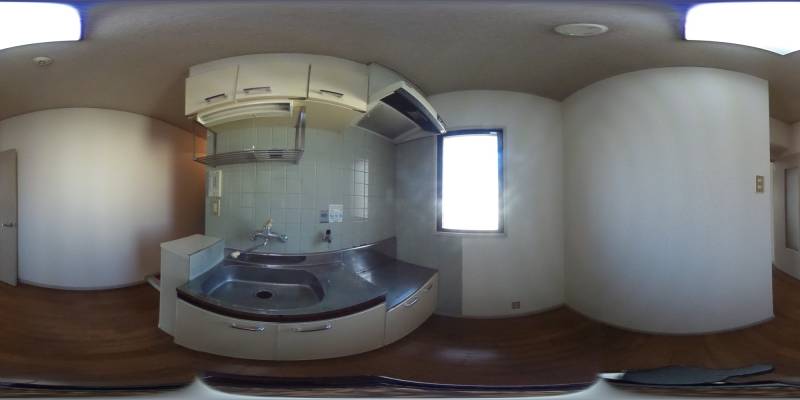 パノラマ画像キッチン