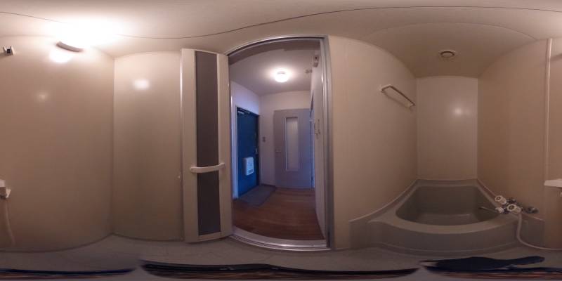 パノラマ画像バスルーム