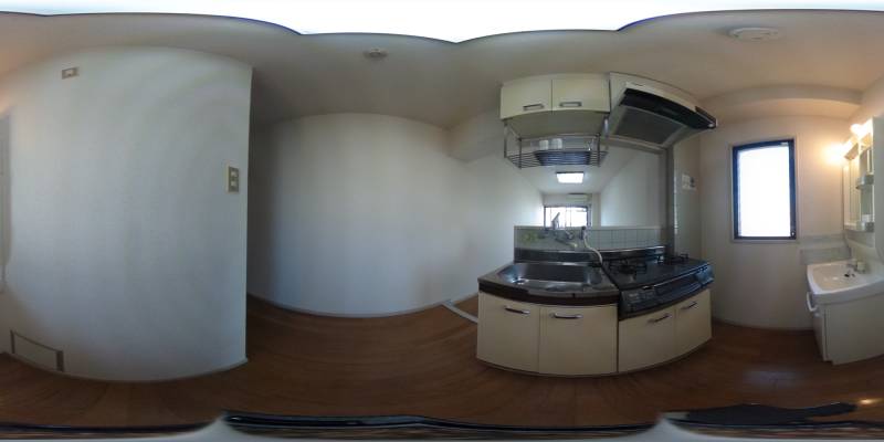 パノラマ画像キッチン