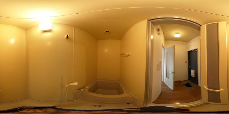 パノラマ画像バスルーム