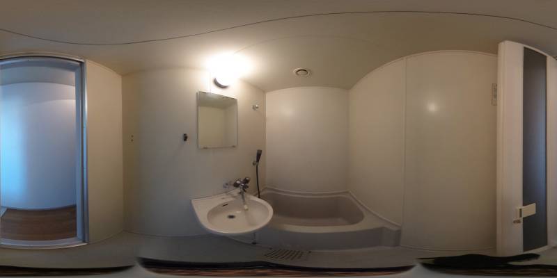 パノラマ画像バスルーム