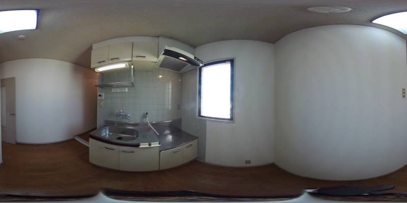 パノラマ画像キッチン