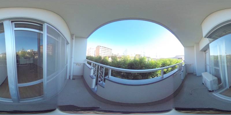 パノラマ画像バスルーム