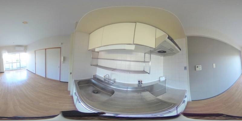 パノラマ画像キッチン