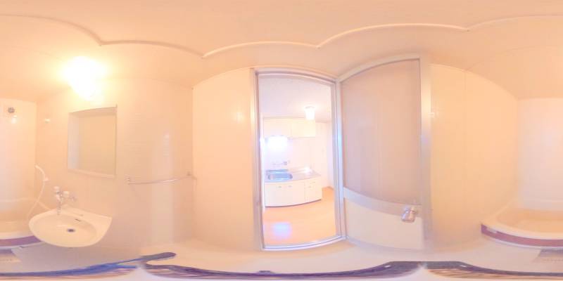 パノラマ画像バスルーム