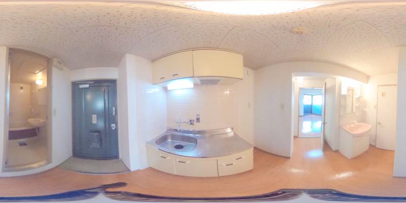 パノラマ画像キッチン