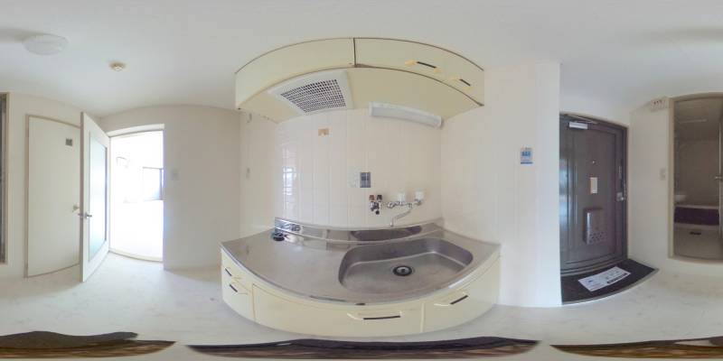 パノラマ画像キッチン