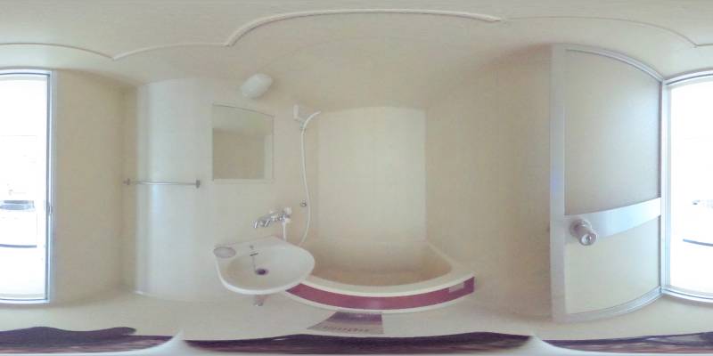 パノラマ画像バスルーム