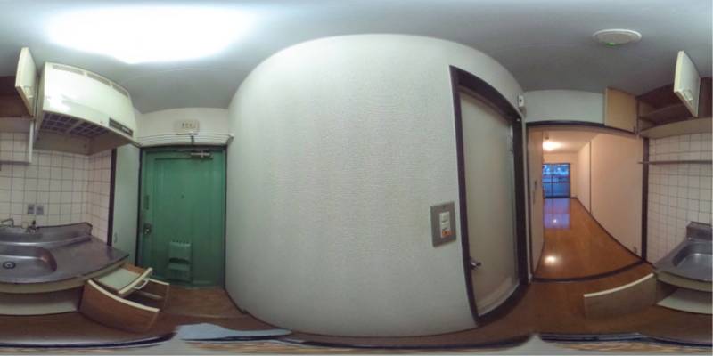 パノラマ画像キッチン