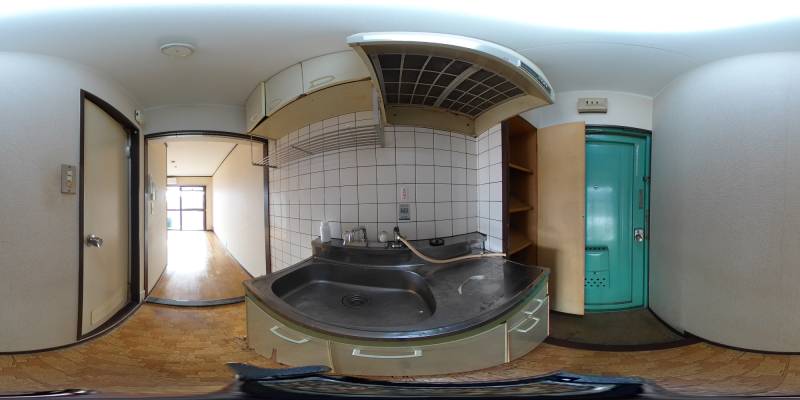 パノラマ画像キッチン