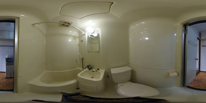 パノラマ画像バスルーム