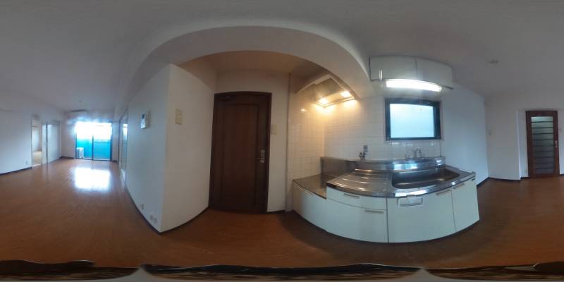 パノラマ画像キッチン