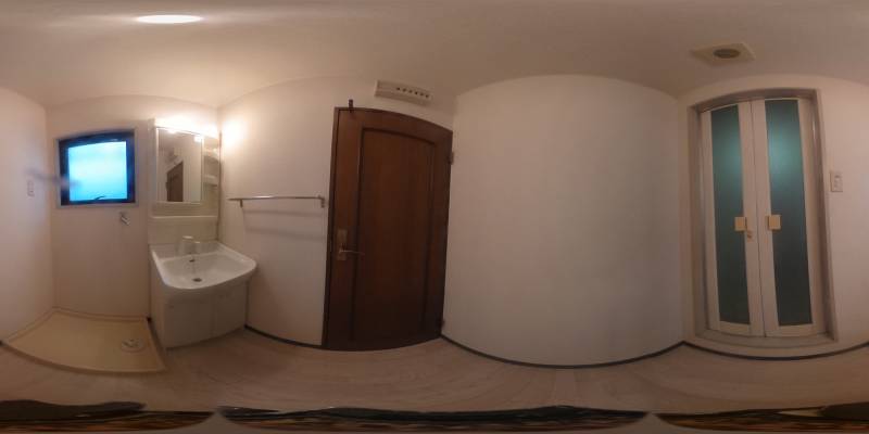 パノラマ画像洗面所