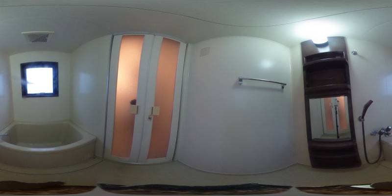 パノラマ画像バスルーム