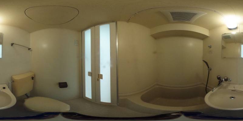 パノラマ画像バスルーム
