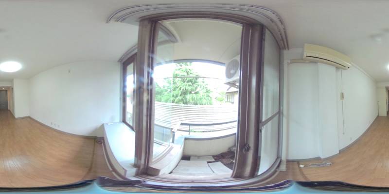 パノラマ画像バルコニー