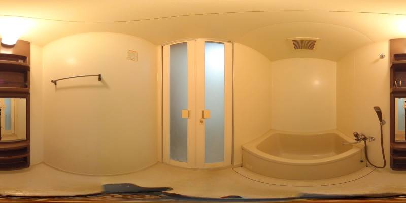 パノラマ画像バスルーム