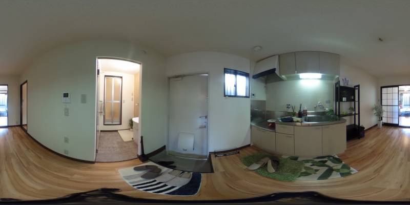 パノラマ画像玄関