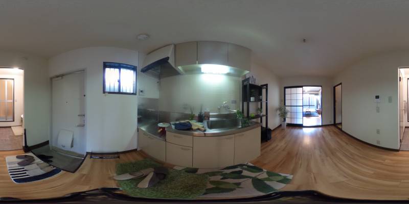 パノラマ画像キッチン