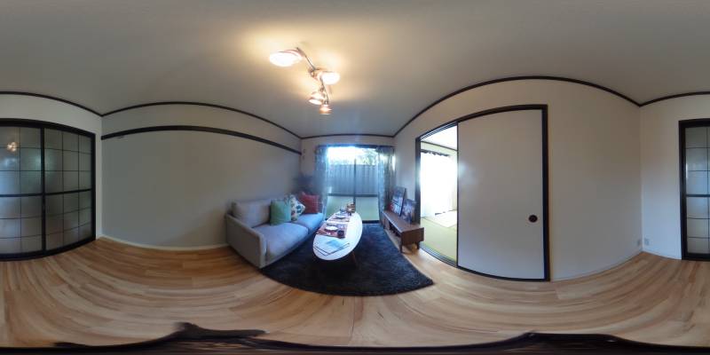 パノラマ画像リビング