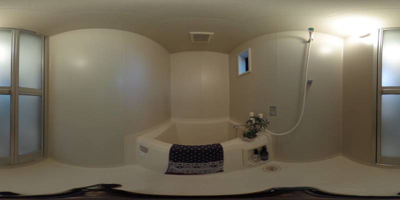 パノラマ画像バスルーム