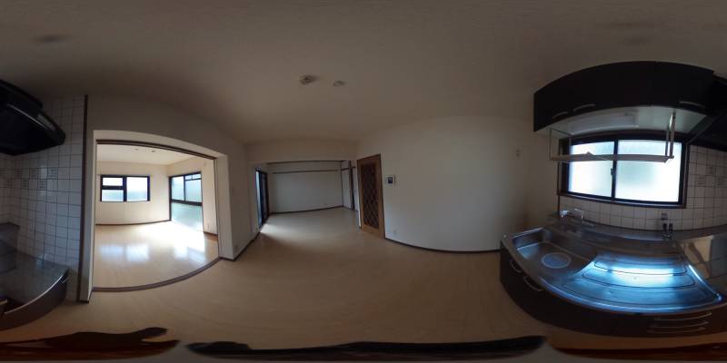 パノラマ画像キッチン