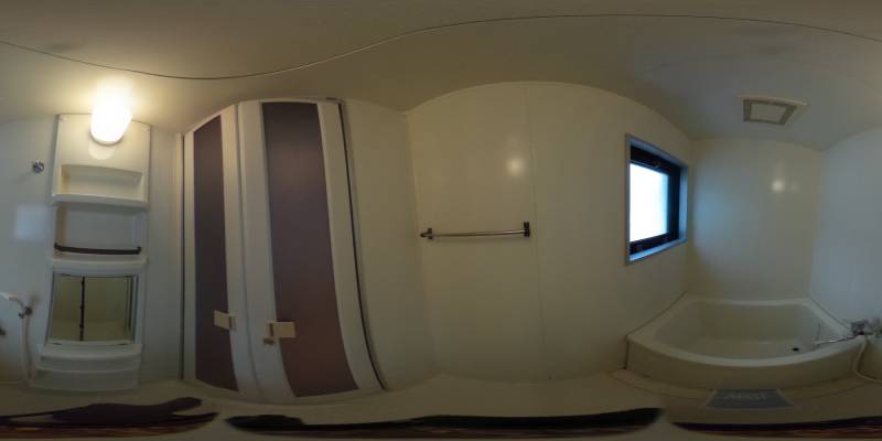 パノラマ画像バスルーム