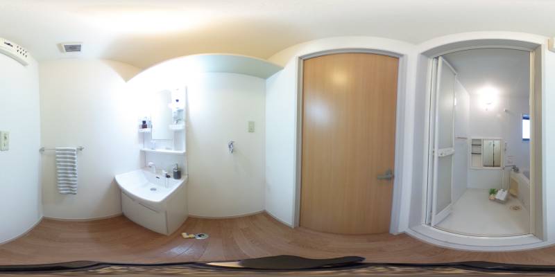 パノラマ画像洗面所