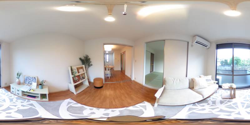 パノラマ画像リビング