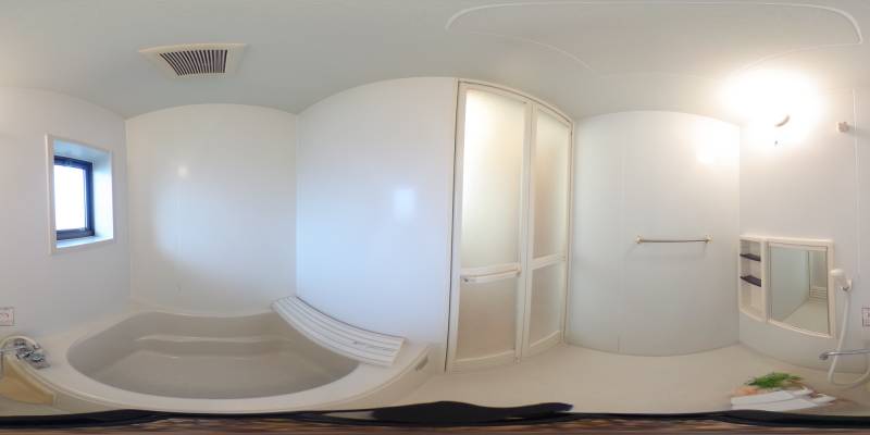 パノラマ画像バスルーム