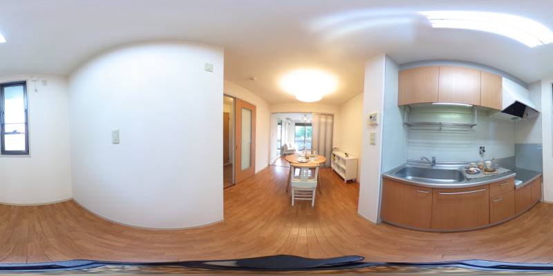 パノラマ画像キッチン