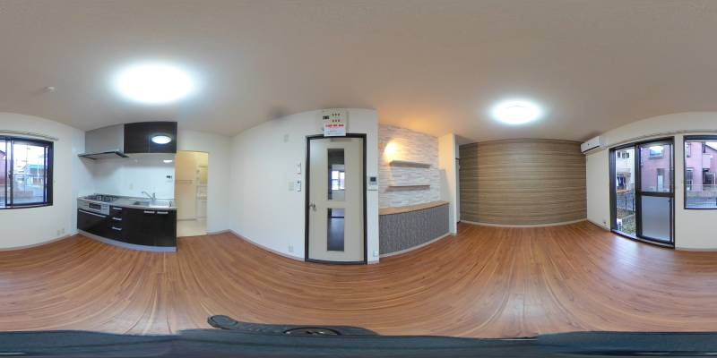 パノラマ画像リビング