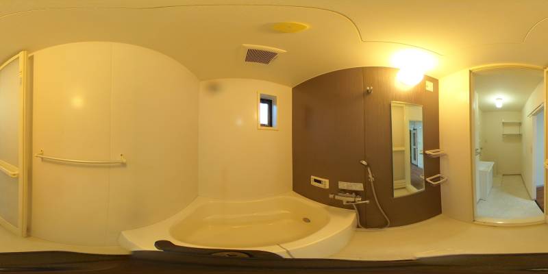 パノラマ画像バスルーム