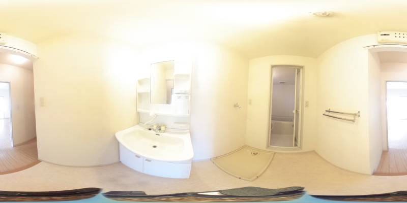 パノラマ画像洗面所