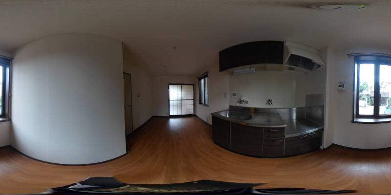 パノラマ画像キッチン