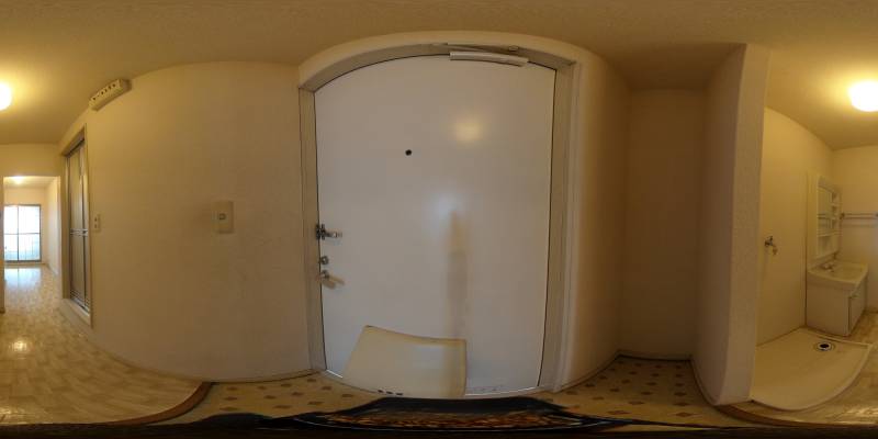 パノラマ画像玄関