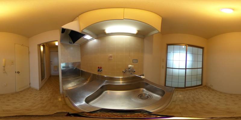 パノラマ画像キッチン