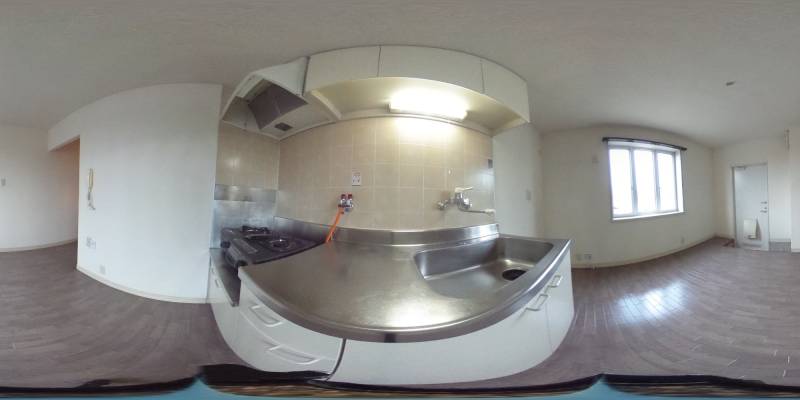 パノラマ画像キッチン