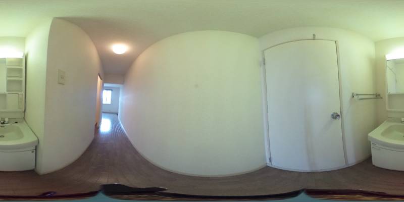 パノラマ画像洗面所