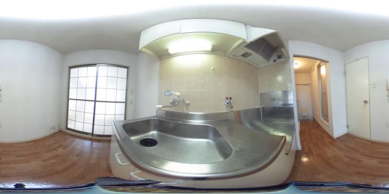 パノラマ画像キッチン