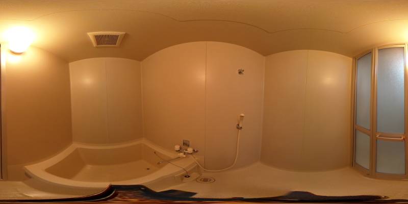 パノラマ画像バスルーム