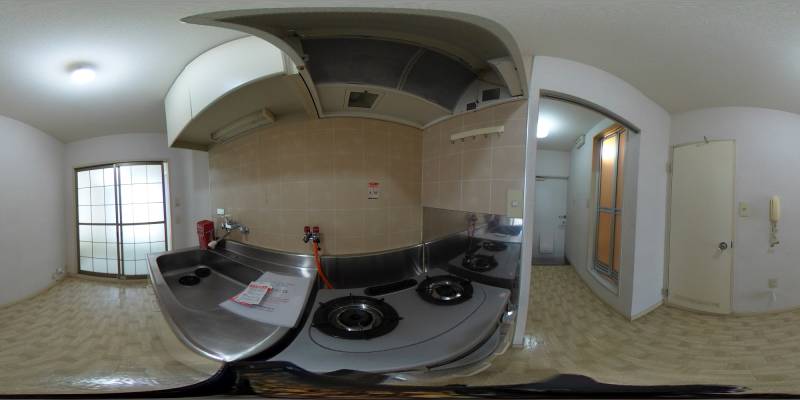 パノラマ画像キッチン