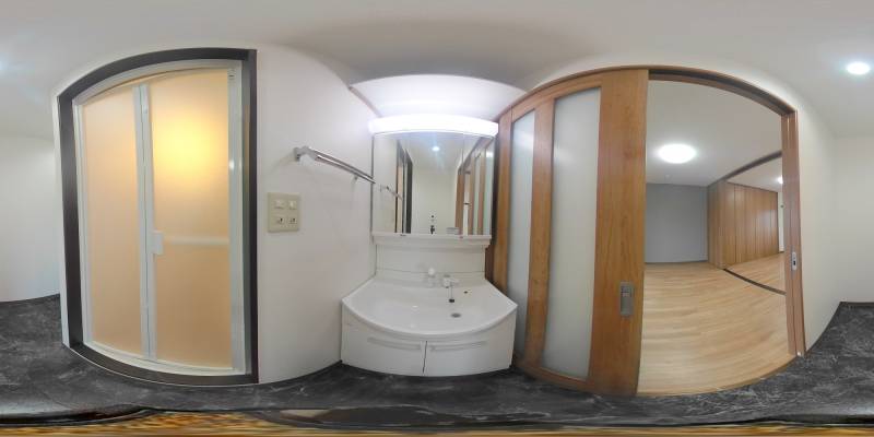 パノラマ画像洗面所