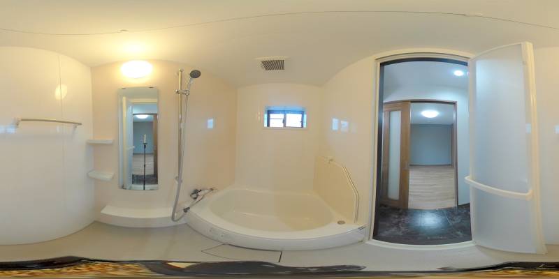 パノラマ画像バスルーム