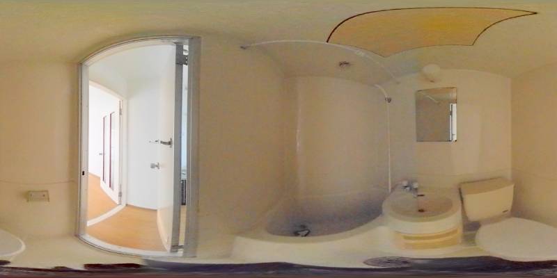 パノラマ画像バスルーム