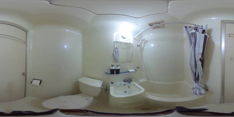 パノラマ画像バスルーム