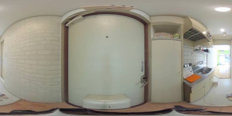 パノラマ画像玄関